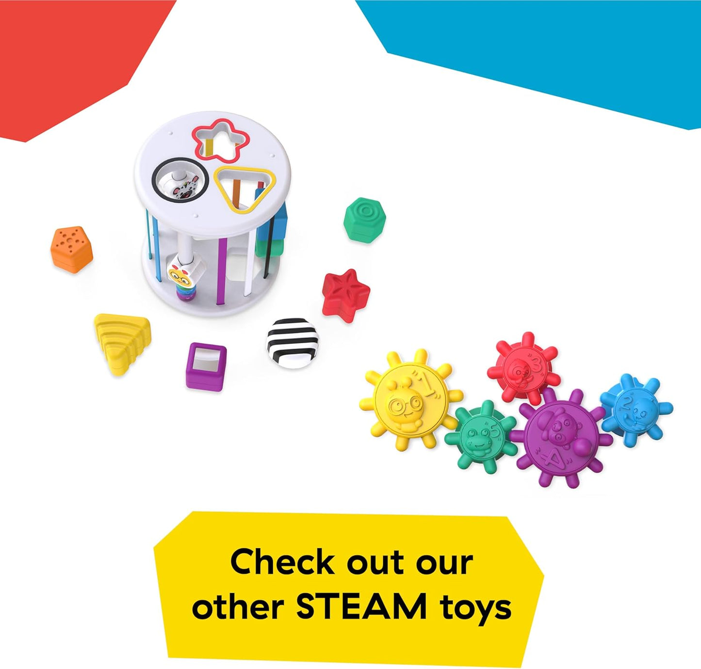 Baby Einstein Curiosity Table Activity Table Toddler Toy & Play Table, with Lights and Melodies, Montessori & STEAM Inspired, Ages 1, 2, 3, 4+