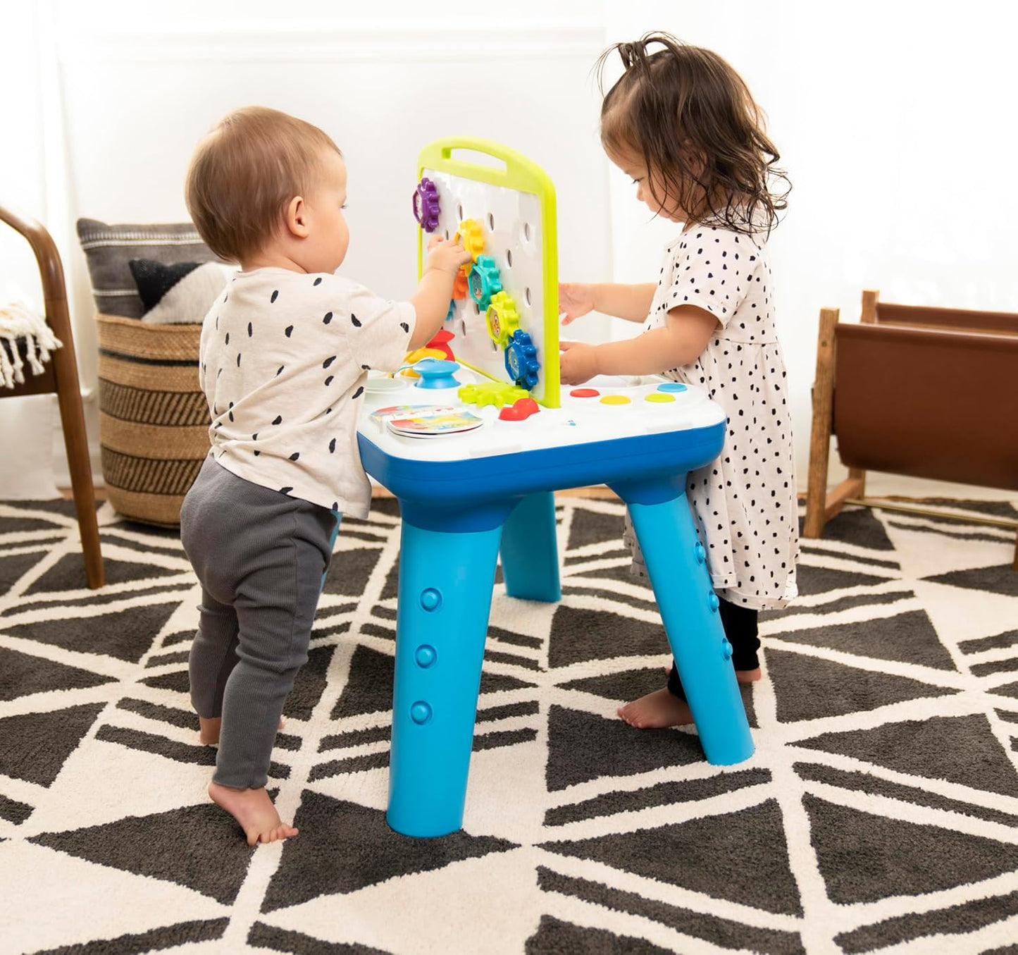 Baby Einstein Curiosity Table Activity Table Toddler Toy & Play Table, with Lights and Melodies, Montessori & STEAM Inspired, Ages 1, 2, 3, 4+