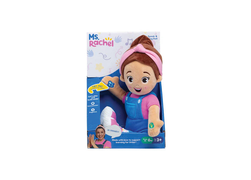 Ms. Rachel Official Speak & Sing Interaction Doll
