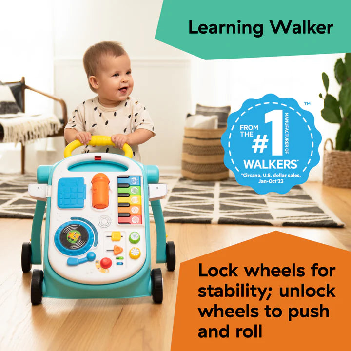 Baby Einstein Musical Mix N Roll 4-in-1 Baby Walker and Activity Table